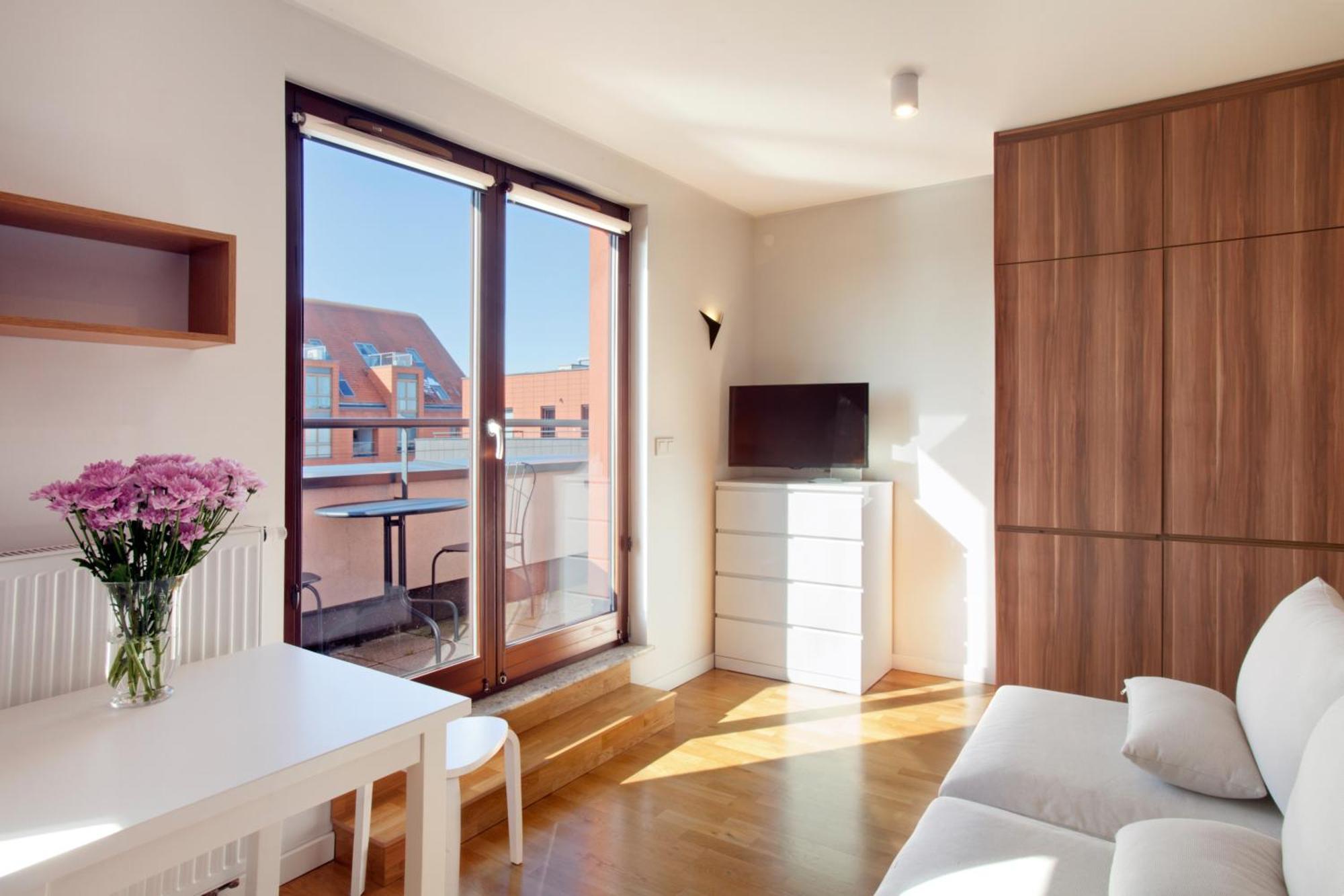 Marine Studio With Balcony And Parking By Tyzenhauz 그단스크 외부 사진
